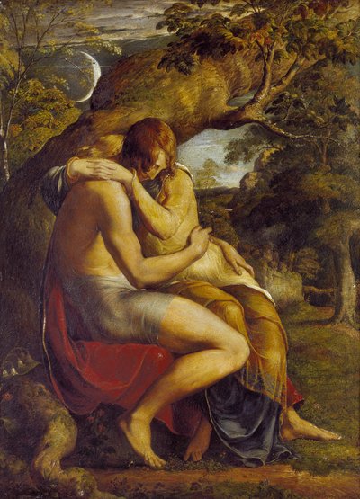 On the Eve of Separation by George Richmond